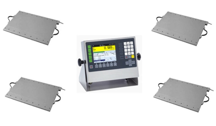 Vier Platten Radlastwaage | Serie KM-RLW-4