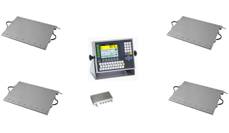 Rad-Achs-Spurlastwaage | Serie KM-RAS